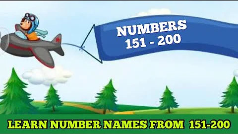 Number Names 151-200/ Spelling of Numbers/ Learn number names /ENGLISH Vocabulary - Number Names