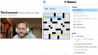 Sorry I don't know Latin! | Monday NYT New York Times Crossword March 16, 2026