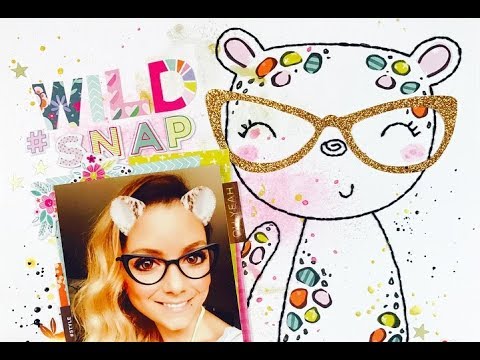 Scrapbooking process 40 - Wild snap craftstudio