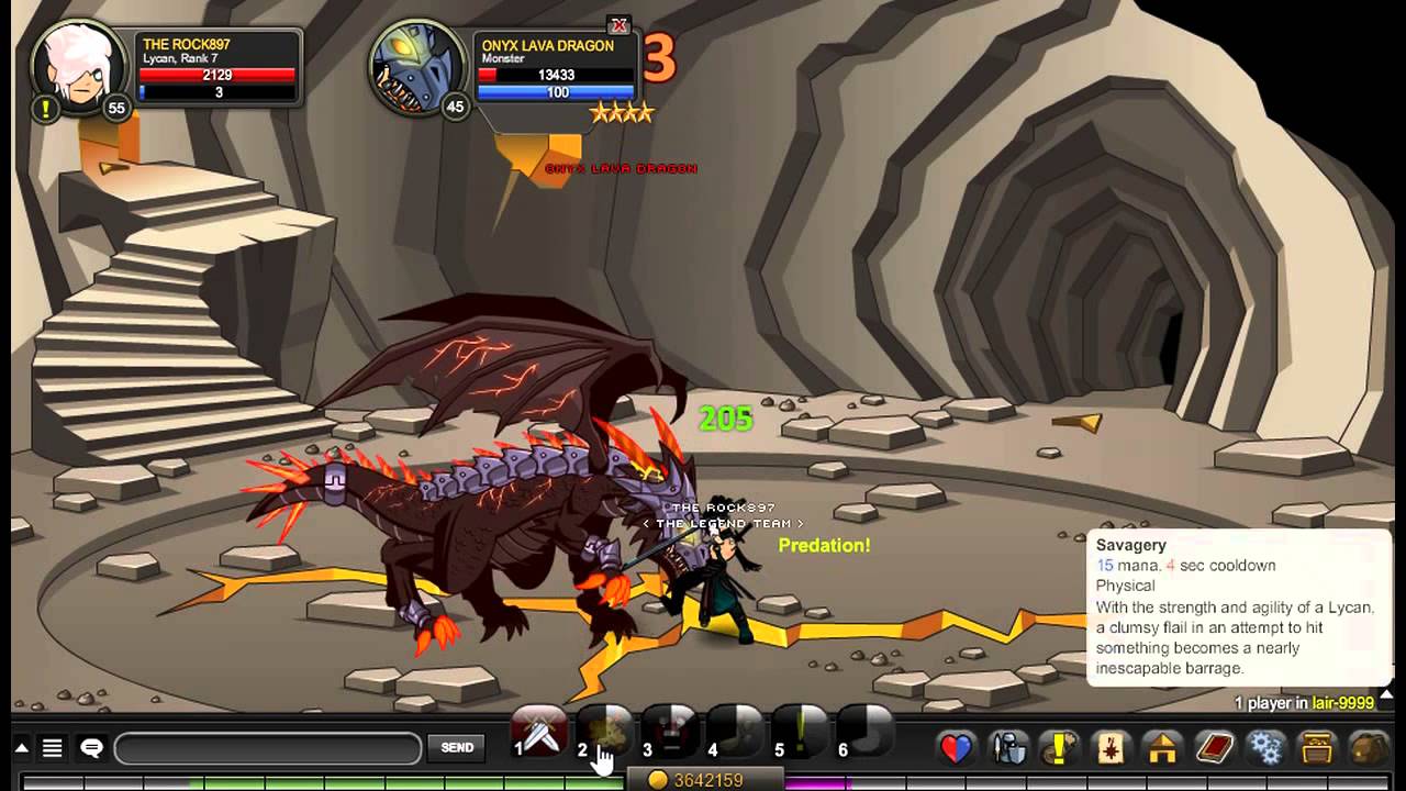 =AQW= How to solo bosses with lycan class + the Enhancements (soloing