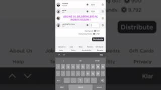 Roblox Ama Robux Dağitiyorum P2