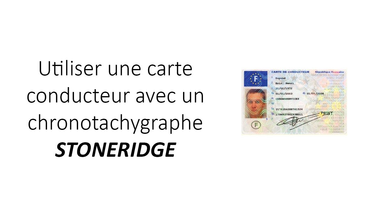 Utiliser une carte conducteur avec un tachygraphe Stoneridge - YouTube