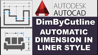 DimByCutline | Automatic Dimension in autocad | Liner Dimension