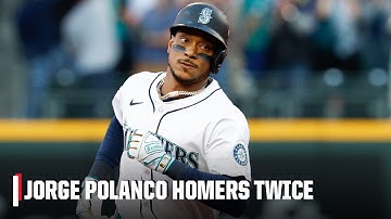 Jorge Polanco BELTS 2 HOMERS off Tarik Skubal to fuel the Mariners in ALDS Game 2  💪 | ESPN MLB
