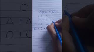 math riddles #riddles #mathriddles #shorts