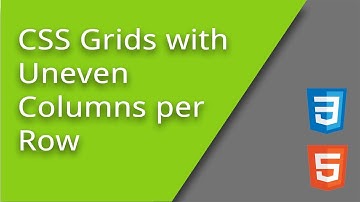 CSS Grids with Unequal Columns