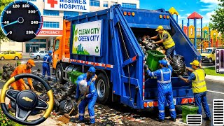 Garbage Truck Simulator 2026🔥Trash Collection Mission & Heavy Truck Driving Game Android Gameplay screenshot 5