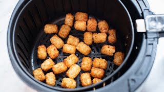 Air Fryer Frozen Tater Tots with Time & Temp