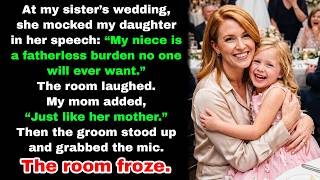 At My Sister’s Wedding, She Publicly Mocked My daughter — Then the Groom Took the Mic screenshot 2
