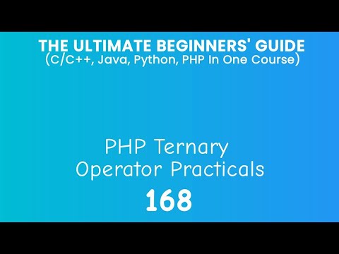 168. PHP Ternary Operator Practical