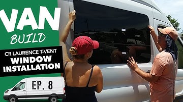 How to Install a CR Laurence T-Vent VAN WINDOW (Ford Transit Van Conversion) | VAN BUILD SERIES #8