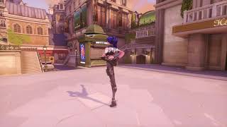Widowmaker Dance Emote With Talon Skin in-game (PS4)