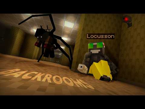 I ESCAPE the BACKROOMS SKINWALKER in MINECRAFT