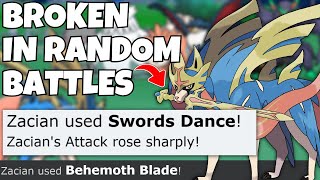 Zacian SWEEPS Pokemon Showdown Generation 9 Random Battles screenshot 2