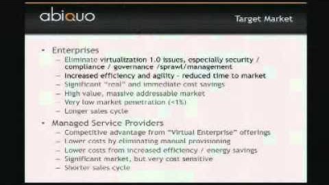 Abiquo (GRAD CIRCLE) Presents at Under the Radar: Consumeriz