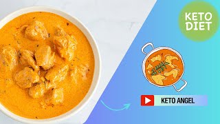 Keto diet chicken curry recipe Creamy Coconut Low Carb