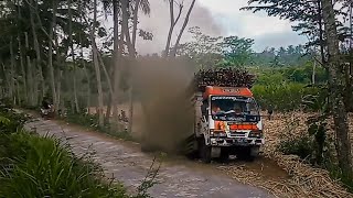 truk tebu gagal nanjak