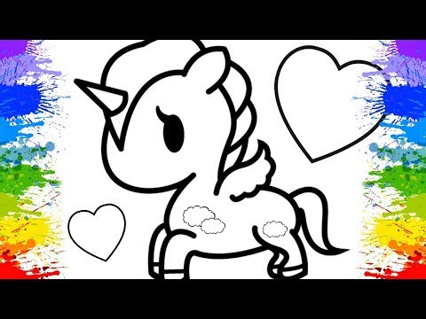 Desenhos de Pintar Unicórnio para Crianças, Desenhos Animados, Pintura  Unicornio