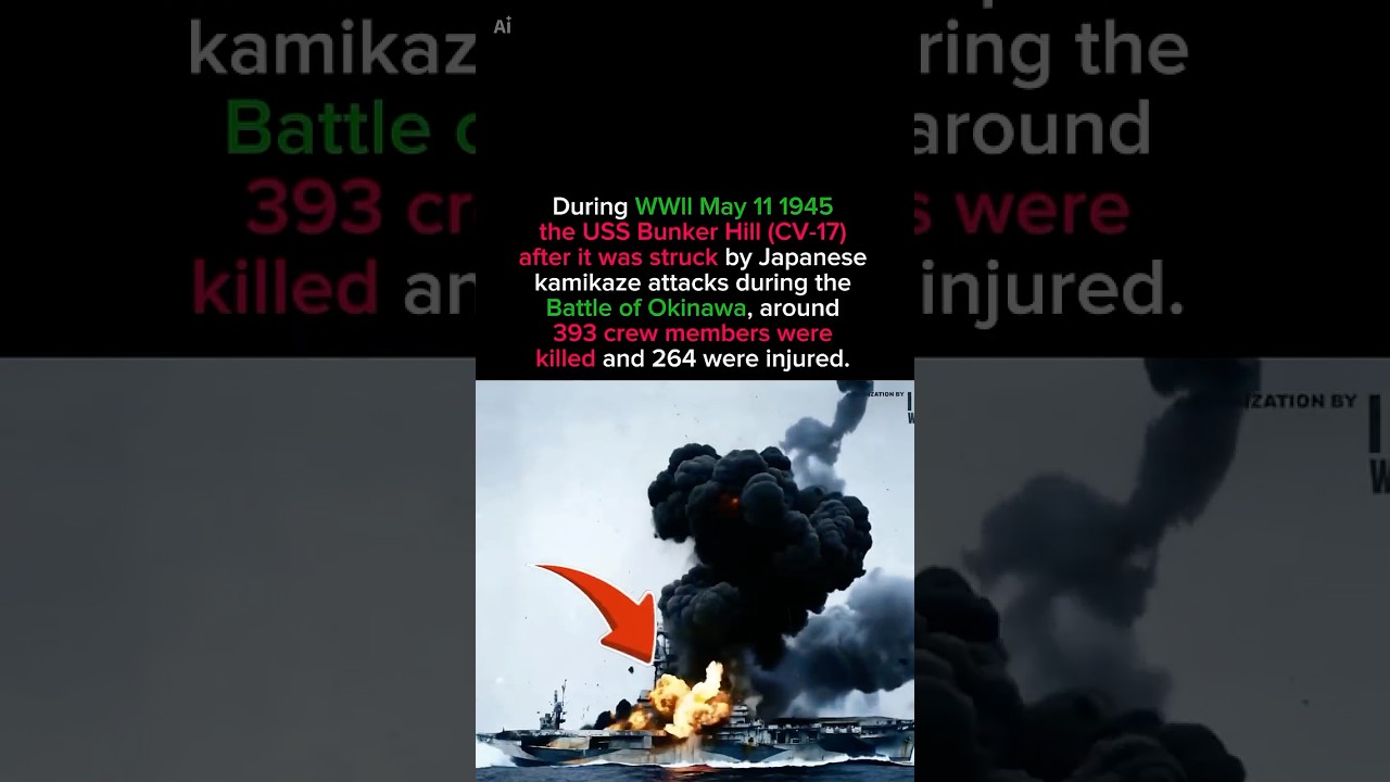 When Two Kamikaze Planes Destroyed an Aircraft Carrier 