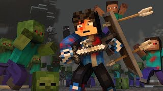 (1 Hour) 'The Struggle'   A Minecraft Original Music Video ♫