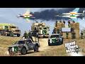 Pakistani Military Weapon Convoy badly destroyed by indian fighter jets  GTAV