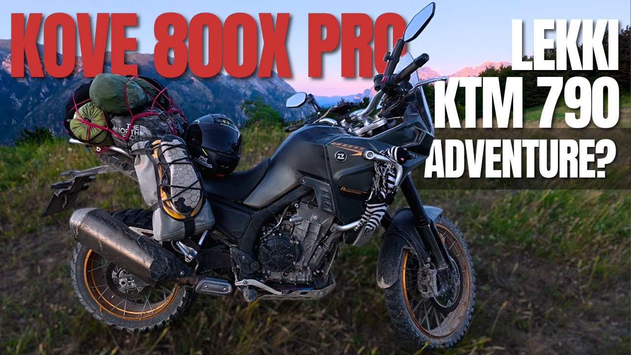 Kove 800X Pro - lżejszego motocykla klasy adventure zrobić się nie da... [test, wady, zalety, dane]