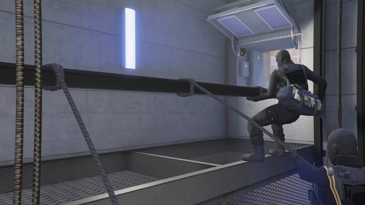 GTA Casino Heist - Hard - (Infiltration Rappel Approach)