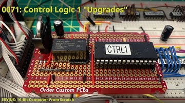 0071: Control Logic 1 "Upgrades" | 16-Bit Computer From Scratch
