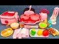 33 minutes satisfying with unboxing cute pink miniature cooking toys kitchen toy collection asmr