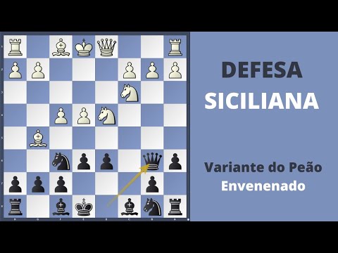 defesa-siciliana najdorf - Português