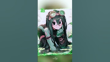 Cuál edit es el mejor? tsuyu asui 💚🐸! // #anime #bnha #tsuyuasui #edit [xxffgg]