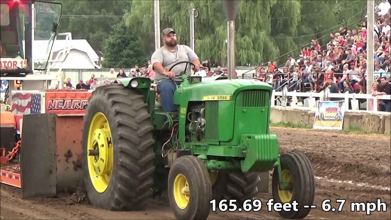 12,500 Farm Tractors MTTP Pulls At Fremont, MI 2016 YouTube