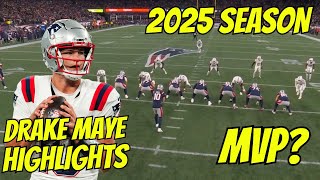 Drake Maye 2025 Passing Highlights | Full 2025 Season Highlights