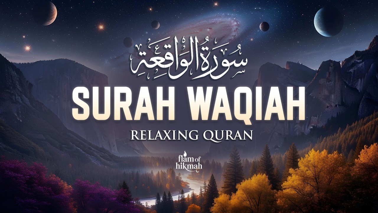 Surah Al-Waqi'ah سورة الواقعة | A Blessed Recitation for Rizq, Comfort & Inner Peace 