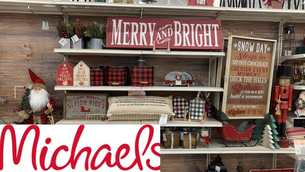MICHAELS CHRISTMAS DECOR!!! 60 OFF SHOP WITH ME! HOLIDAY EDITION