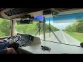 Test drive after rebuilding 1/2 8v92TA in the Wanderlodge rv bus