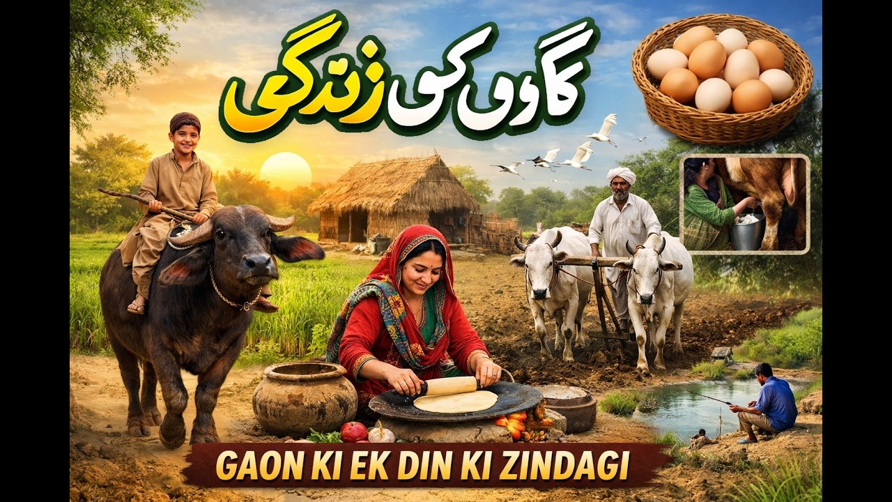 GAON KI EK DIN KI ZINDAGI | Real Village Life of Pakistan 🇵🇰
