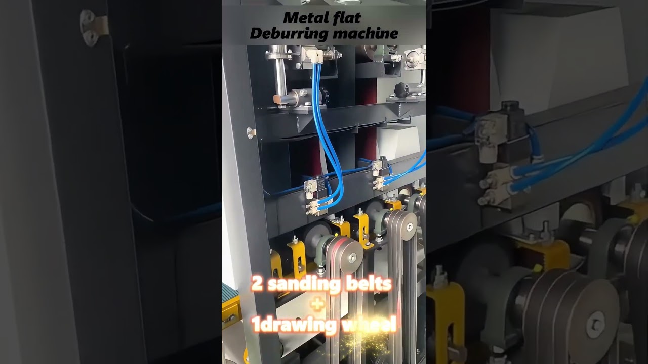 Flat Metal Deburring Machine