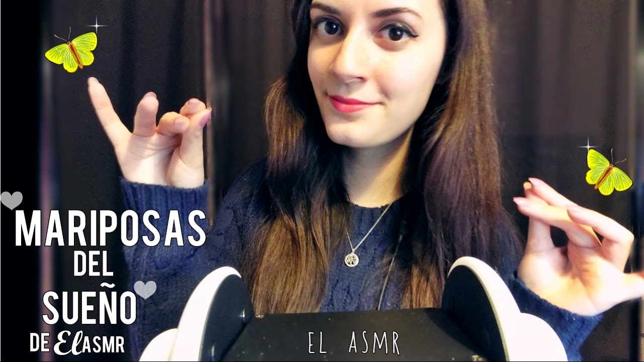 ♡ASMR español♡ MARIPOSAS DEL SUEÑO de EL♥🦋 en tus orejas! Sonido Tipico de mi canal!♥