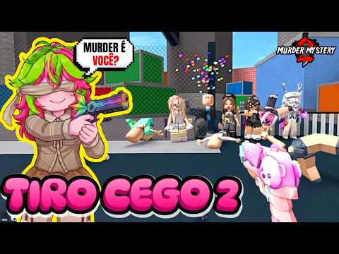 🔫🫣TIRO CEGO com os INSCRITOS no MURDER MYSTERY 2 - PARTE 2 #roblox #murdermystery2 #mm2