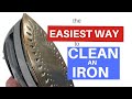 The easiest way to clean the bottom of an iron  simple hack