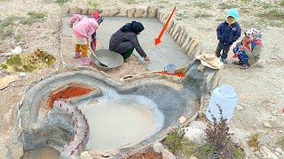 Water and life: construction of a stone platform next to a miraculous spring by nomadic woman