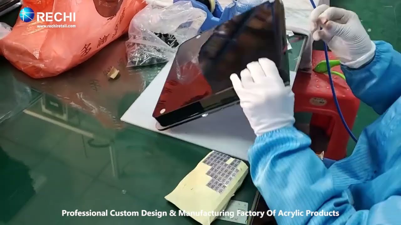 RECHI |Custom Counter Acrylic Display Factory| How to Make Acrylic POS Display Stand for Earphone