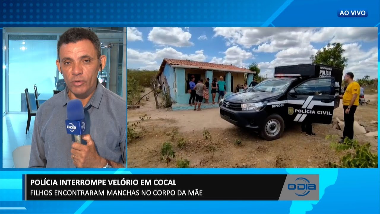 Filhos encontram manchas em corpo da mãe durante velório e polícia interrompe cerimônia 16 11 2023