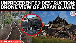 Japan Earthquake Aerial Footage: Drone Reveals Entire Neighborhoods Destroyed After Deadly 7.1 Quake