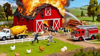 Miniature Rebuild Egg Thief Sets The Farm Barn On Firefull Restore Farm Barn