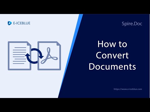How to Convert Word to PDF or other Formats in Java