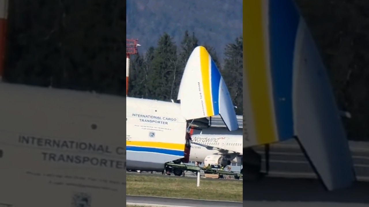 Antonov An-124,A Biggest International Cargo Transporter The World's Largest Cargo Transport Plane