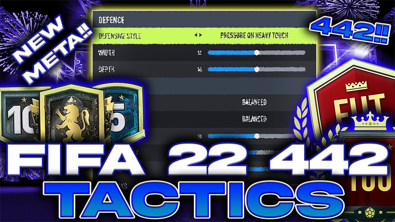 FIFA 22 BEST *META* 442 STARTER CUSTOM TACTICS/PLAYER INSTRUCTIONS