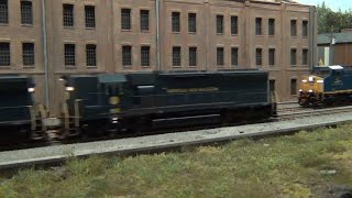 Scale Trains N&W Emd Sd45 Intermodal Freight Train